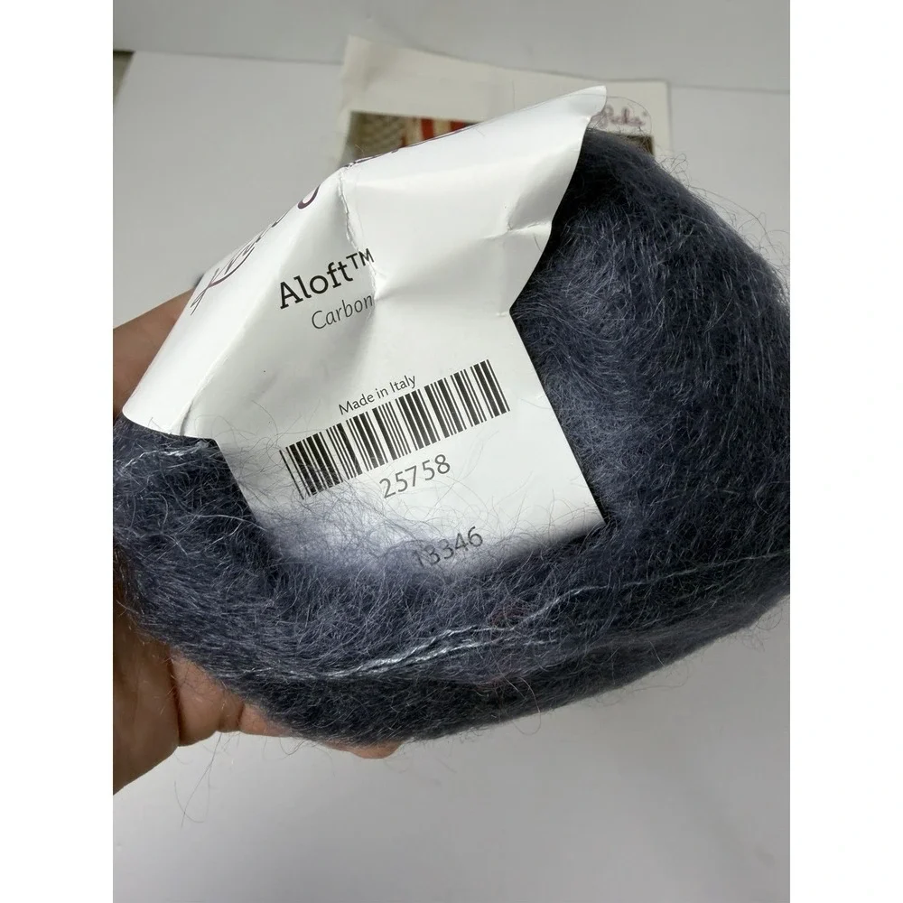 Knit Picks ALOFT 75% Mohair 25% Silk Yarn B Lace Weight Made Italy Modern Shawl‎